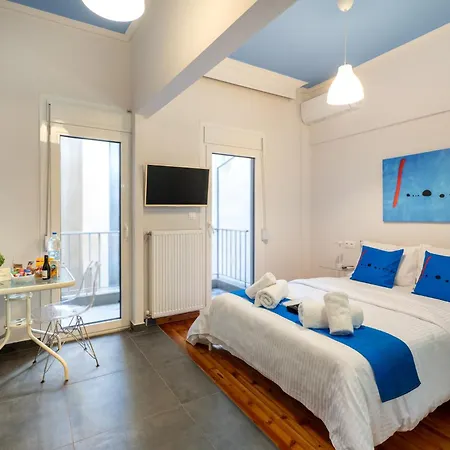 Hippodrome Cute - Blue Apartment Thessaloniki
